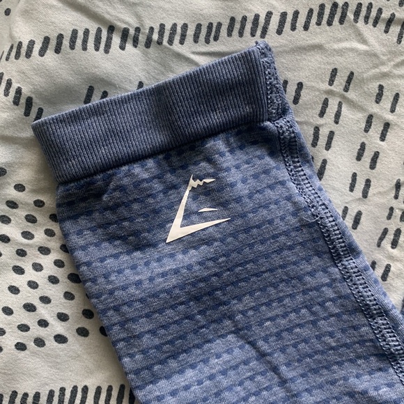 XS blue gymshark leggings seamless - Picture 2 of 5